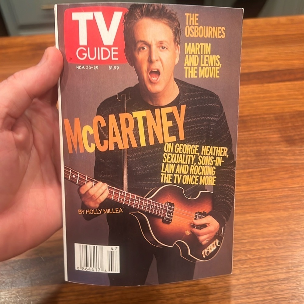 Rare - TV Guide - Paul McCartney - 2002